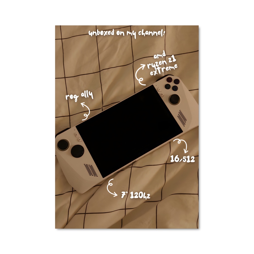 Poster Handheld rétro – affiche Consoles